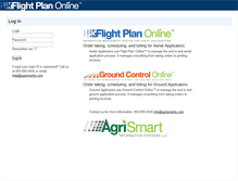 Tablet Screenshot of flightplanonline.agrismartis.com